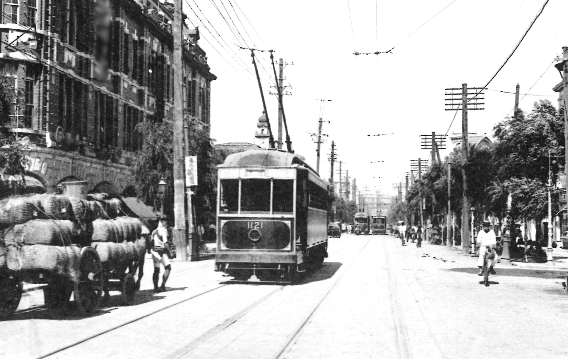 東京・銀座通り 四丁目付近（1918～1923年）