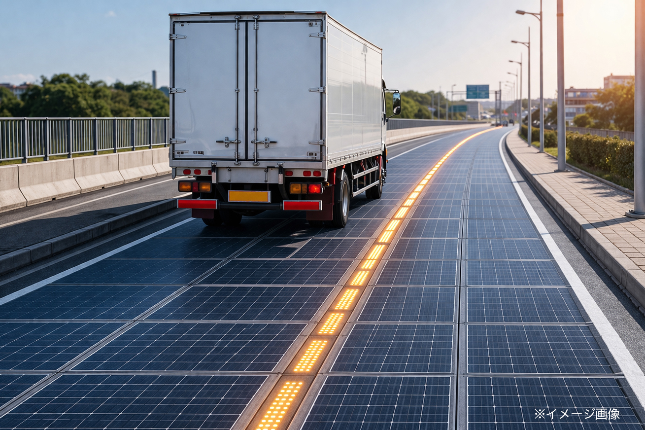 ソーラーパネルが道路に!? “発電する道”がめざす未来とは。